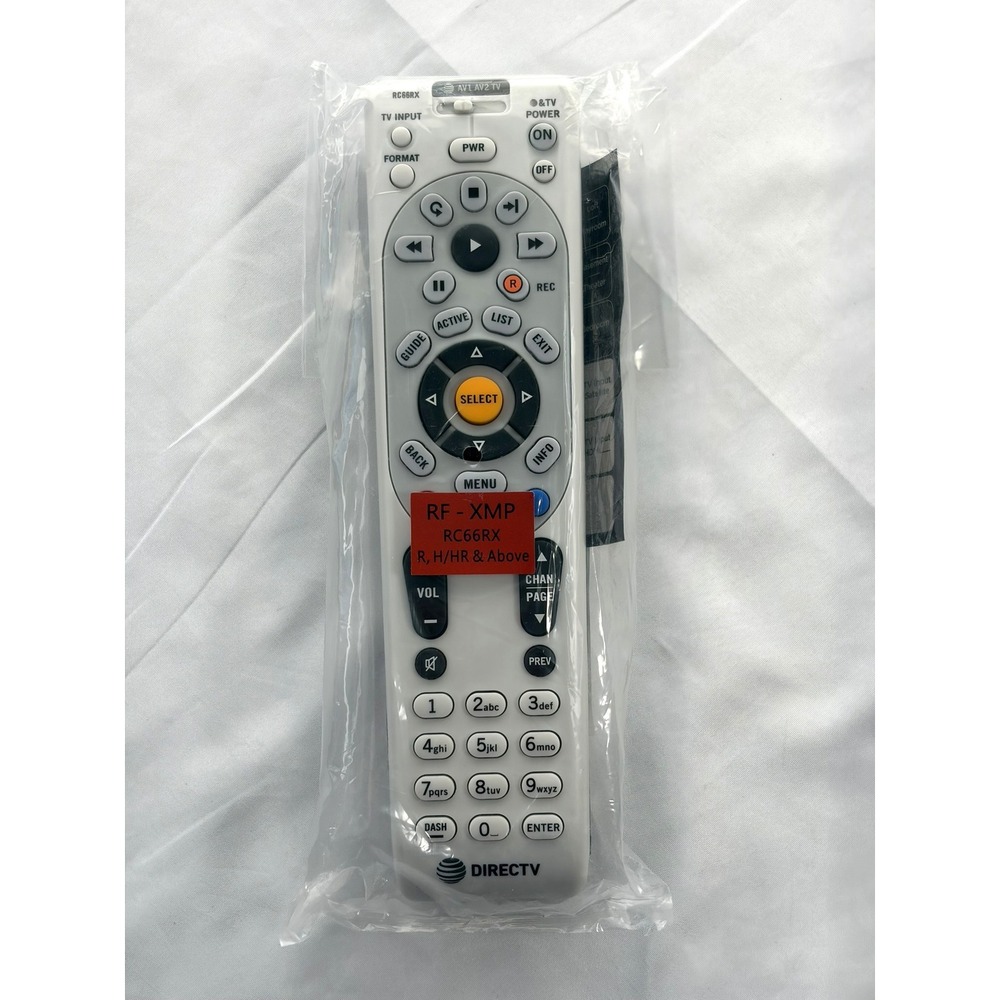 DIRECTV RC66RX Remote Control Universal White New RF XMP Satellite Replacement